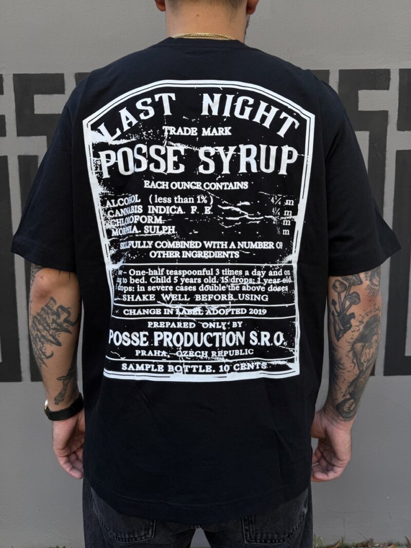 Triko - Posse syrup - černá